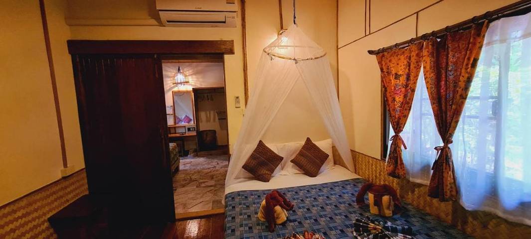 Station pour 2 personnes, avec piscine et jardin ainsi que vue et sauna dans Koh Phangan - 4