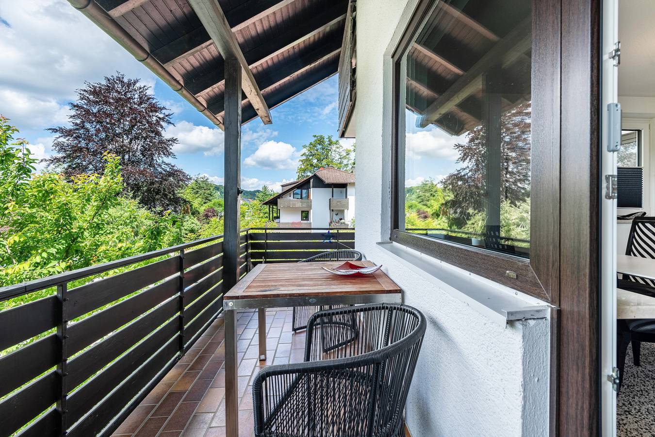 Ganze Wohnung, Ferienwohnung 'Schlossblick' mit Privatterrasse, Balkon und Wlan in Egloffstein, Frankenalb