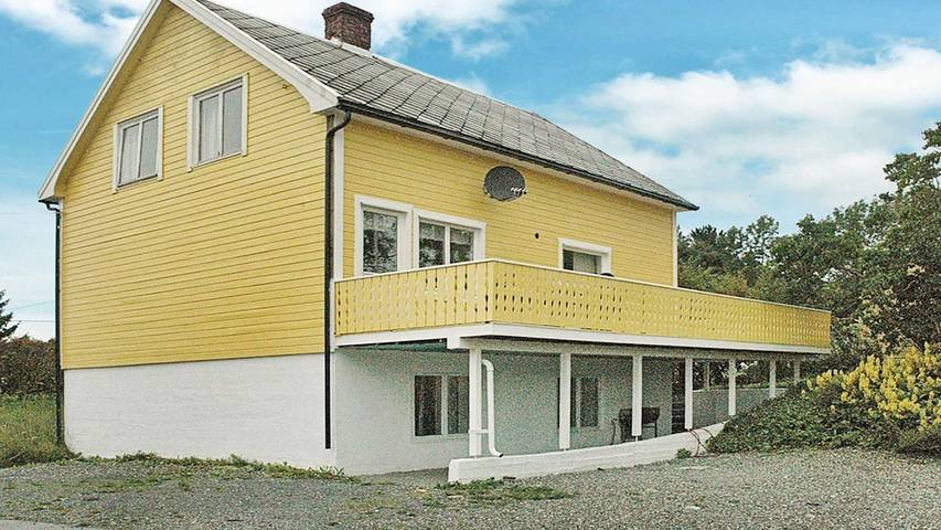 Ferienhaus für 11 Personen, mit Balkon und Ausblick in Vevang