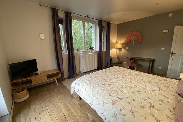 Location de vacances pour 6 personnes, avec balcon et jardin à Chailly-en-Bière - 4