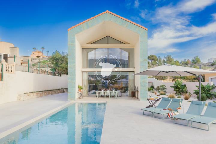 Villa för 6 Personer, med trädgård i Calpe