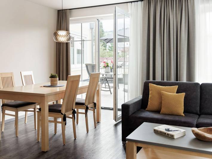 Ferienwohnung für 4 Personen, mit Balkon/Terrasse und Sauna sowie Balkon - 1