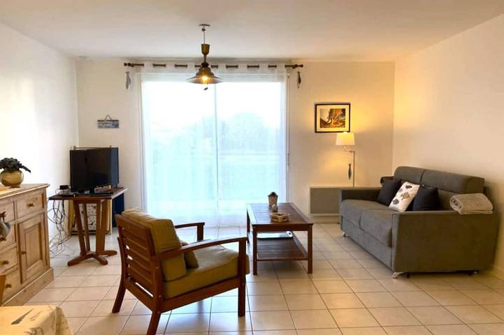 Appartement de vacances pour 3 personnes, avec terrasse, animaux acceptés