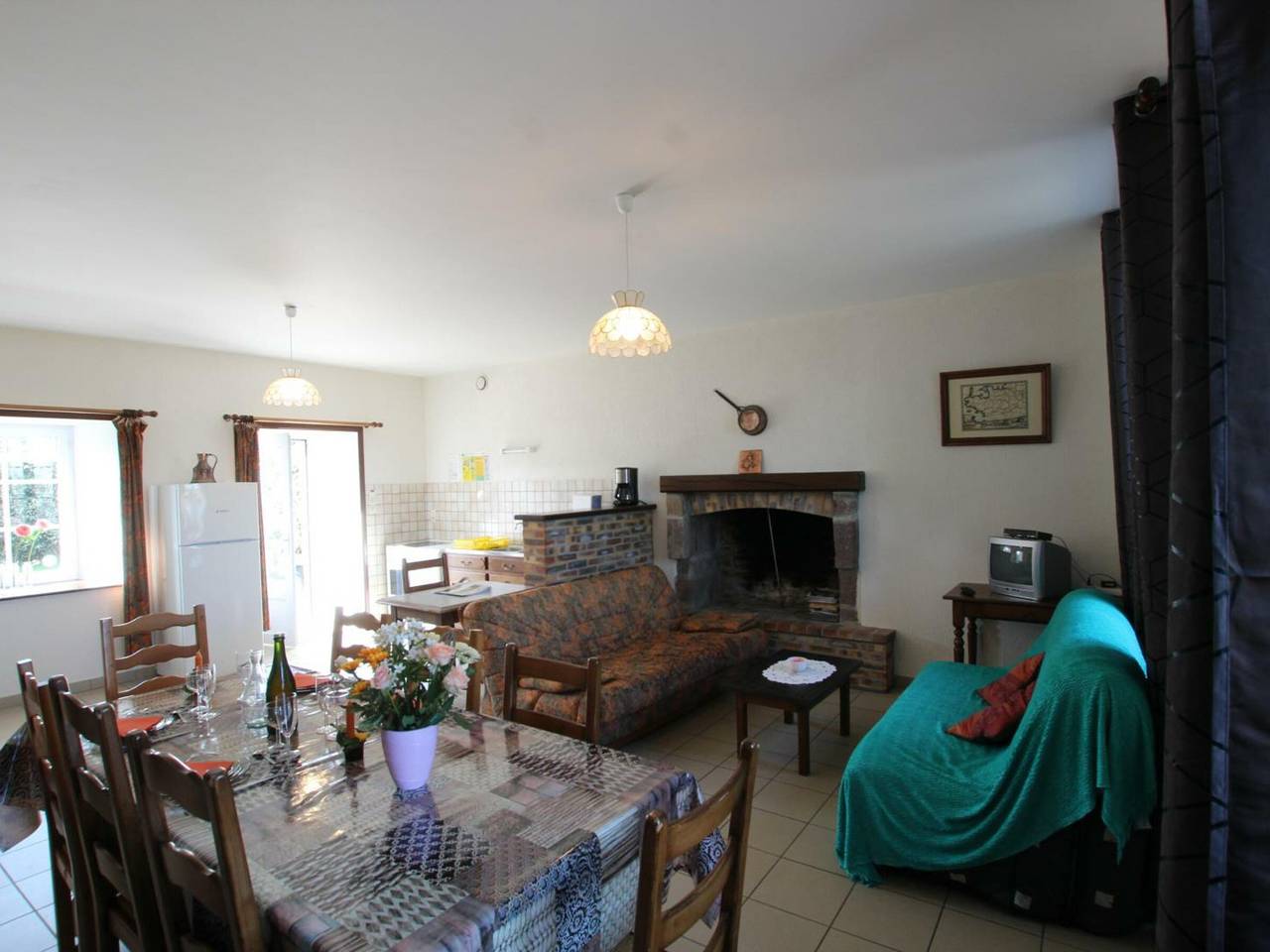 Charmantes Haus mit Kamin und Haustiere erlaubt in Ver in Ver, Coutances und Umgebung