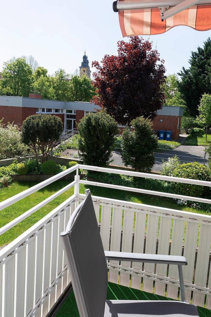 Ferienhaus für 2 Personen, mit Balkon und Balkon/Terrasse sowie Terrasse und Garten in Hohenlohe