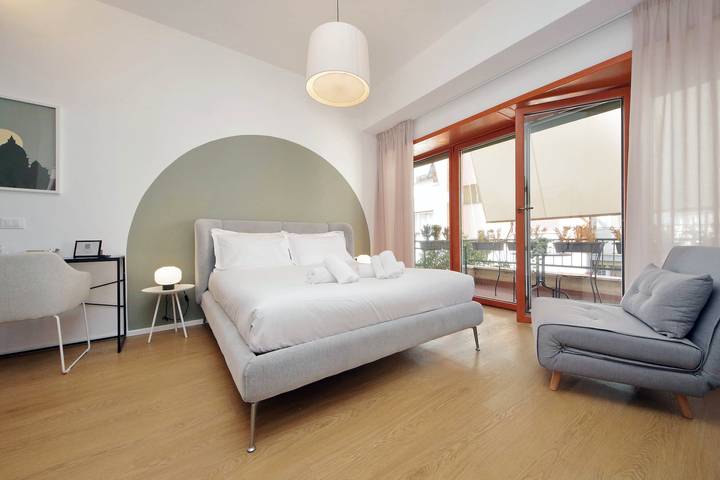 Pension voor 3 personen, met Terras in Rome