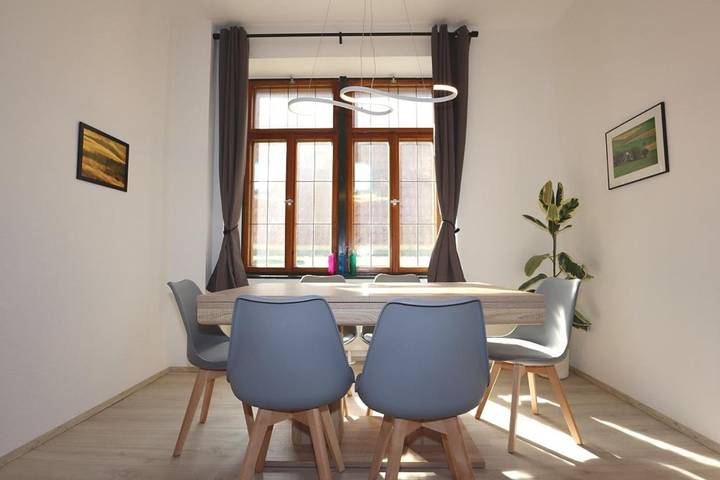 Ferienwohnung für 7 Personen, mit Garten