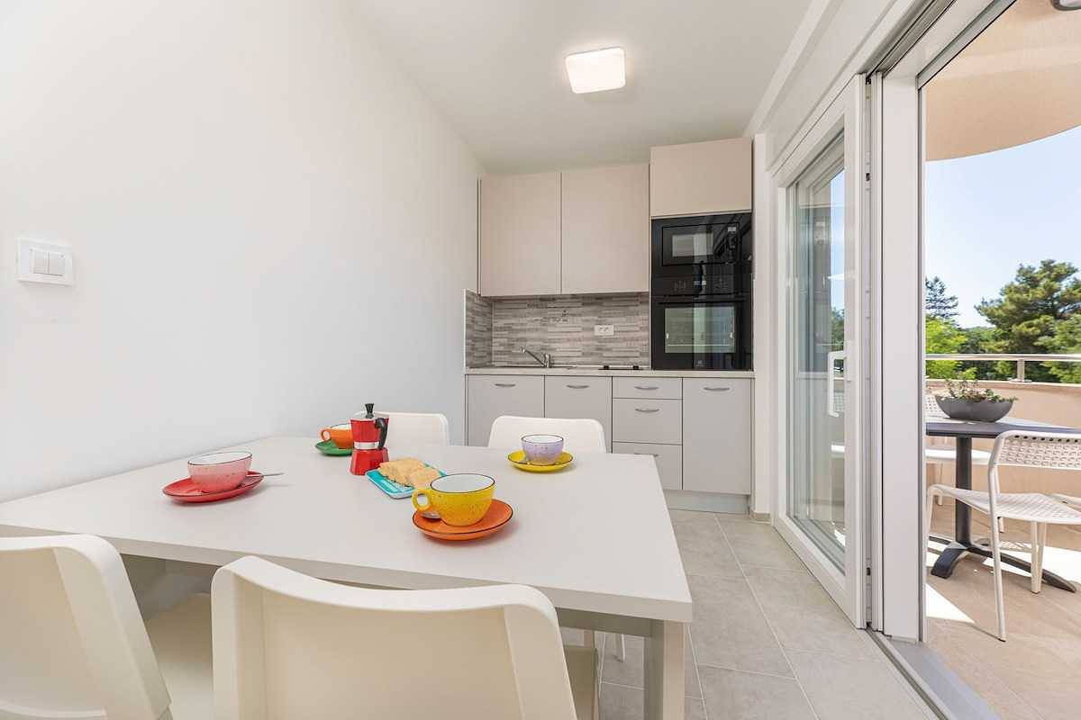 Ganze Wohnung, Ferienwohnung Sucic 2 (49854-A2) in Soline, Krk