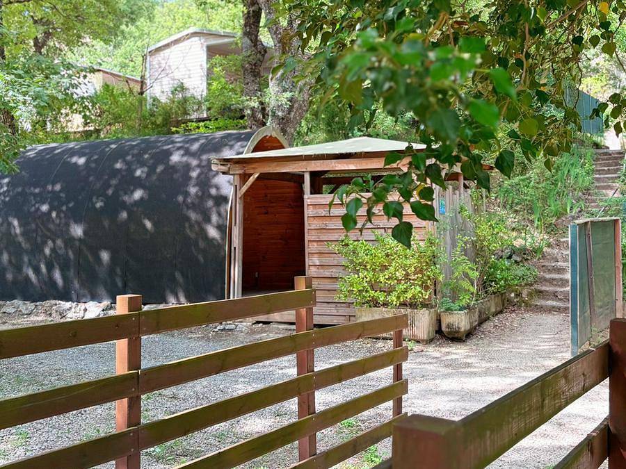 Camping Tikayan Rives du Lac de Sainte Croix - Accommodatie 2 personen - Pod Cabane. Eco, foto 7