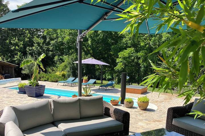 Maison de vacances pour 10 personnes, avec terrasse et jardin