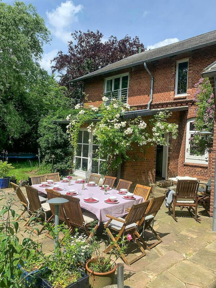 Ferienwohnung für 9 Personen, mit Garten und Terrasse sowie Sauna, kinderfreundlich in Naturpark Aukrug - 4