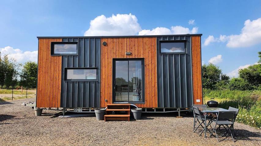 Chalet pour 4 personnes, avec Terrasse ainsi que Jardin et Vue