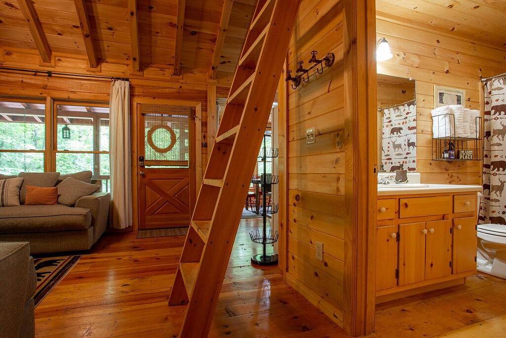 Welcome to Bearadise! Charming cabin 10 minutes to downtown Blue Ridge! in Cherry Log, Chattahoochee National Forest