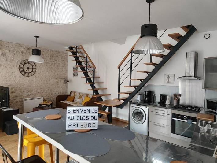 Gîte pour 4 personnes, avec balcon et jardin dans Amponville