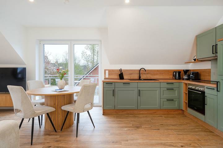 Ferienwohnung für 4 Personen, mit Balkon und Sauna in Norddeich