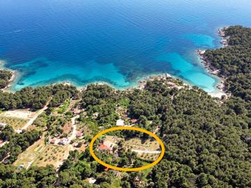 Ferienhaus für 5 Personen, mit Garten und Terrasse auf Rab