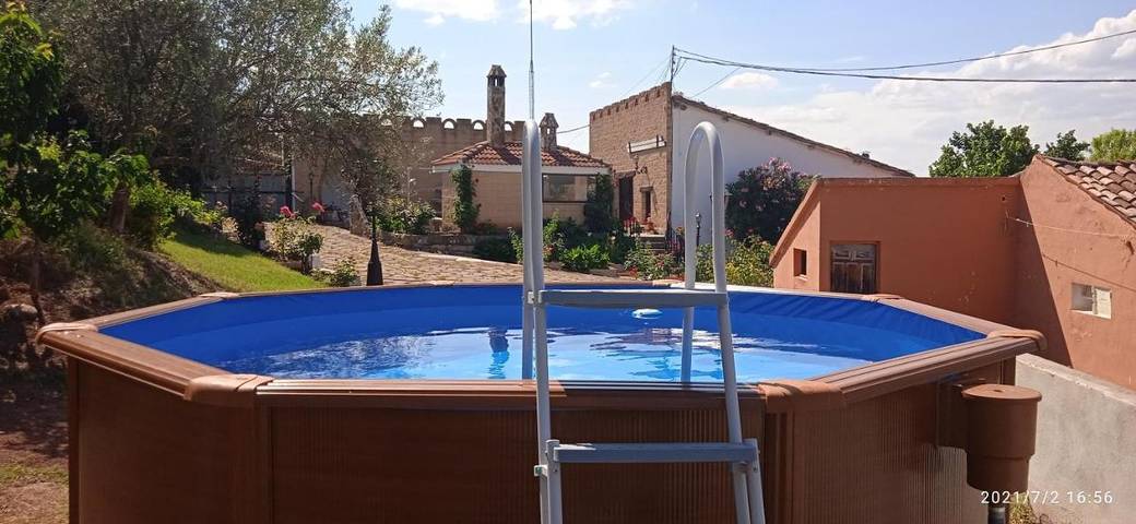 Casa para 8 personas, con jardín además de piscina y vistas, Familias con niños en La Rioja