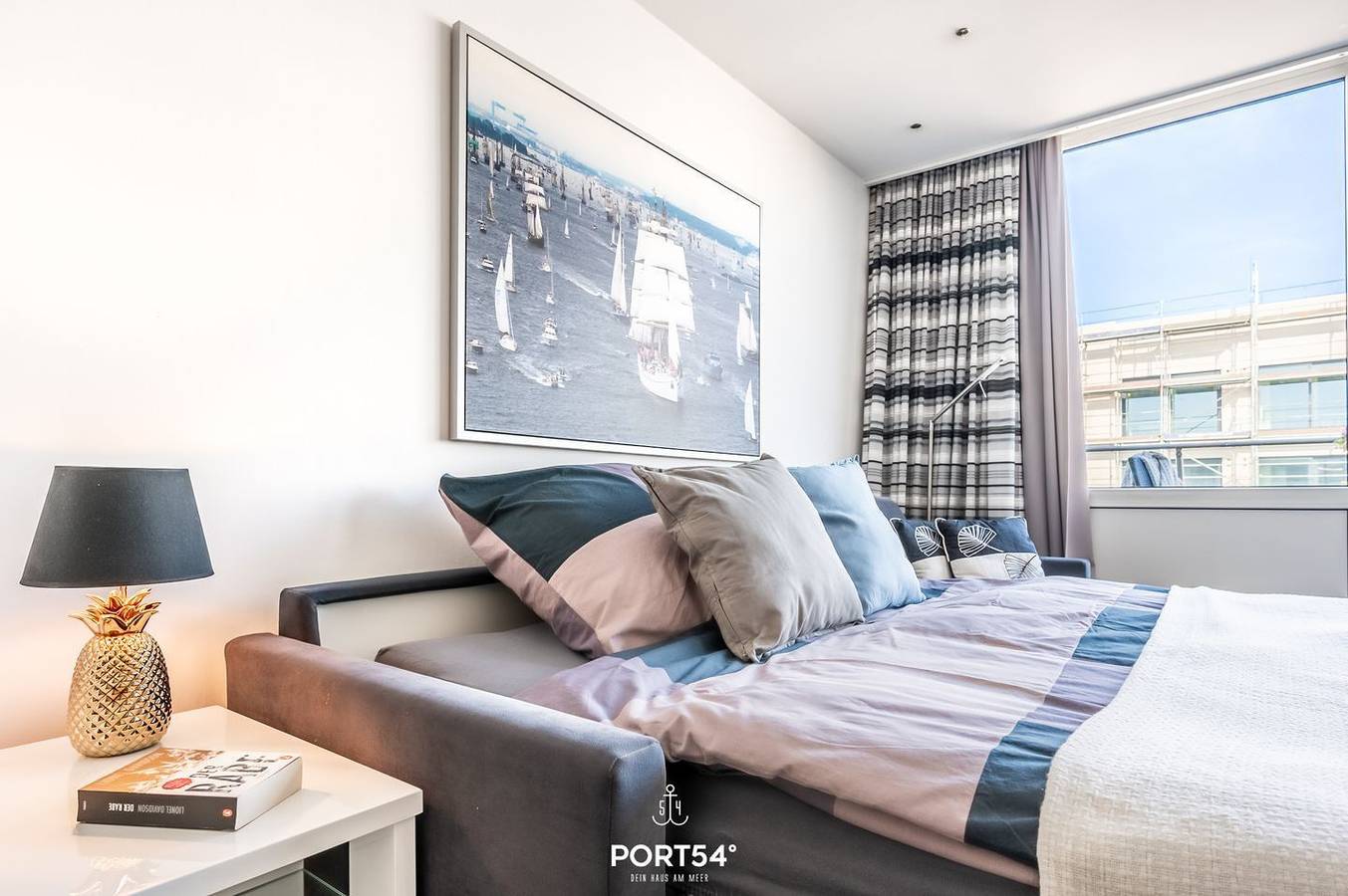 Ganze Wohnung, Marina Apartment Wendtorf - Blick auf Meer und Yachthafen, Wlan, Parkplatz. in Wendtorfer Strand, Wendtorf