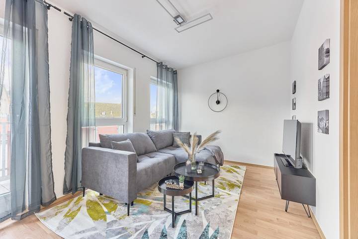 Ferienwohnung für 4 Personen, mit Balkon im Lahntal