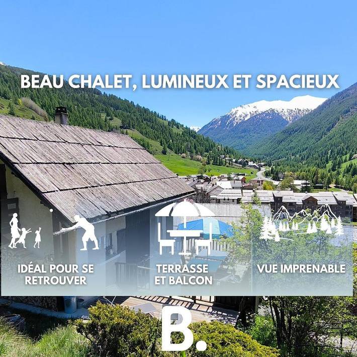 Chalet pour 15 personnes, avec vue et terrasse, animaux acceptés - 1