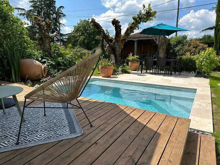Location de vacances pour 4 personnes, avec jardin et piscine à Saint-Avit-Saint-Nazaire - 2
