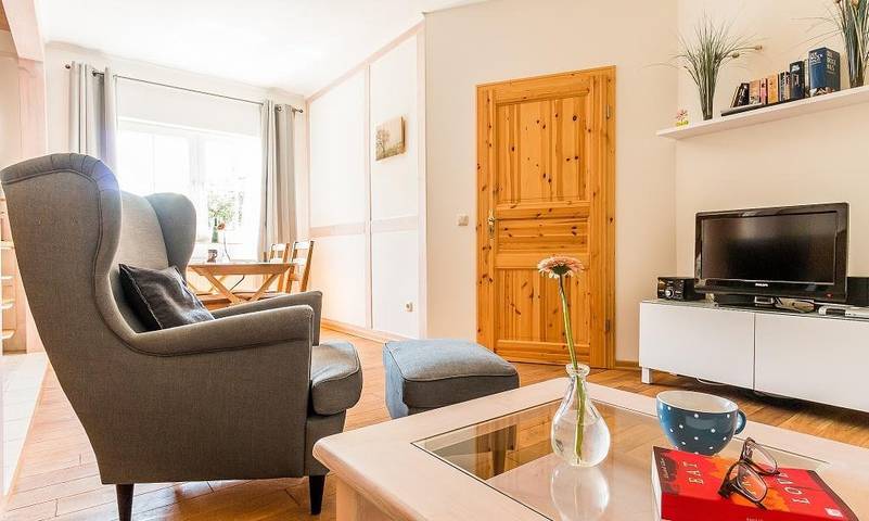 Ferienwohnung für 2 Personen, mit Terrasse und Garten sowie Seeblick und Ausblick in Wieck am Darß - 2