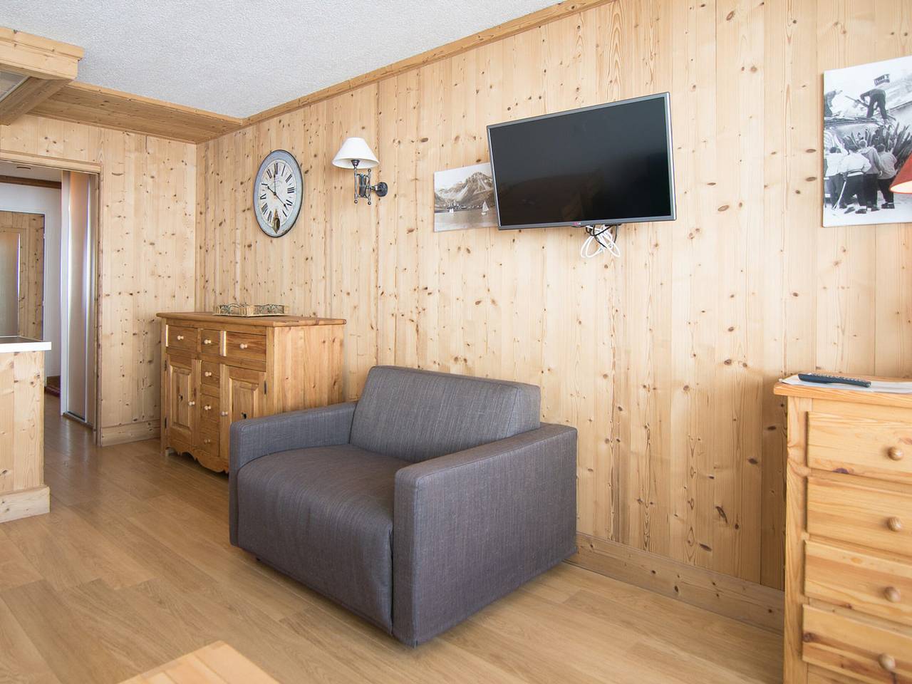 Ganze Wohnung, Süd-West Studio 500m von den Pisten mit Wlan in Tignes, Nationalpark Vanoise