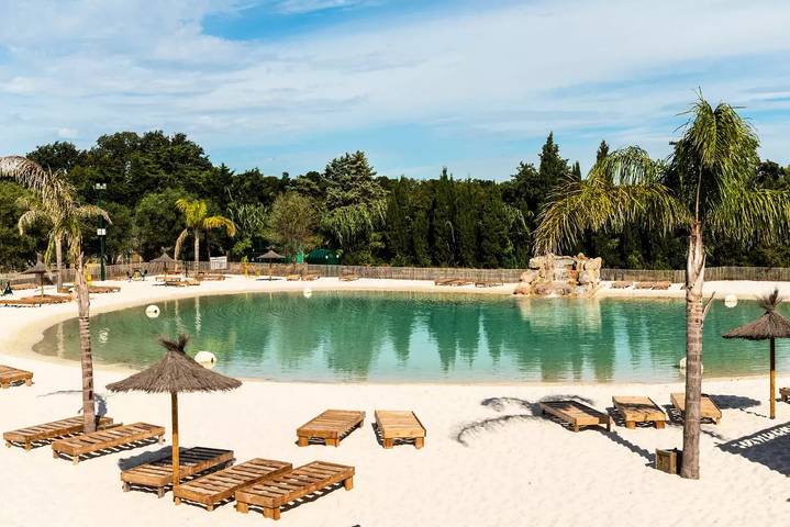 Camping voor 4 personen, met Terras en Zwembad in Céret en omgeving