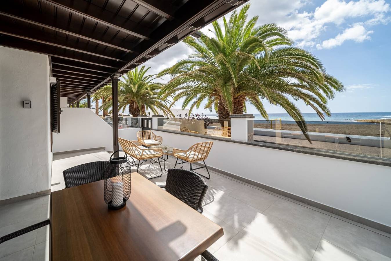 Casa de vacaciones 'Callao' con vistas al mar, terraza privada y Wi-Fi in Playa Honda, San Bartolomé