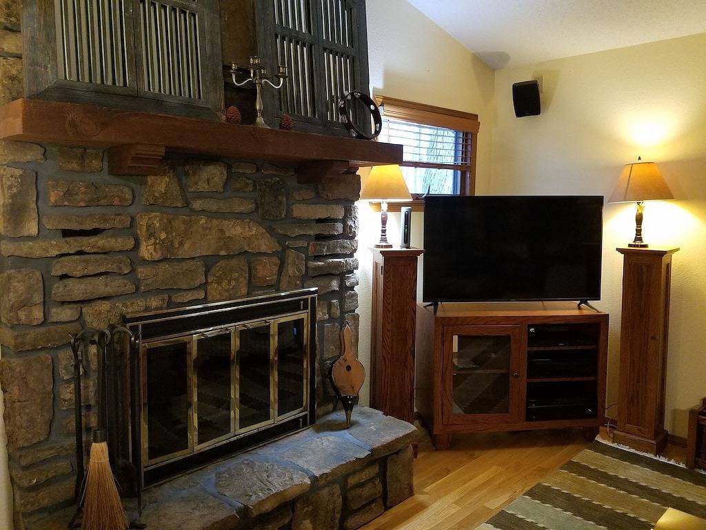 Schöner Beaver Lake Rogers Prairie Creek-Bereich in Beaver Lake