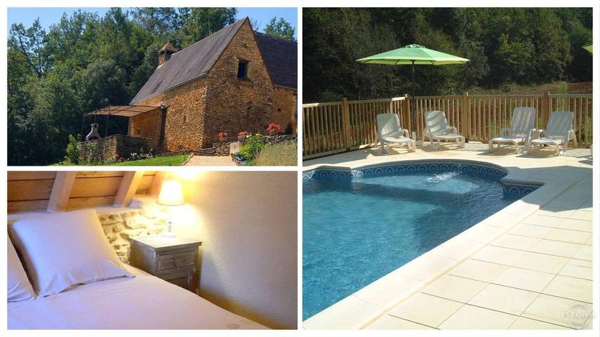 Location de vacances pour 5 personnes, avec jardin et piscine, animaux acceptés à Proissans