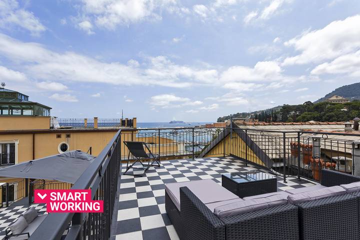 Appartamento per 7 persone, con terrazza in Santa Margherita Ligure