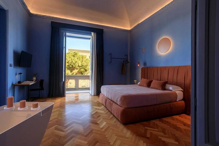 Apartahotel para 2 personas, con vistas y balcón en Sicilia