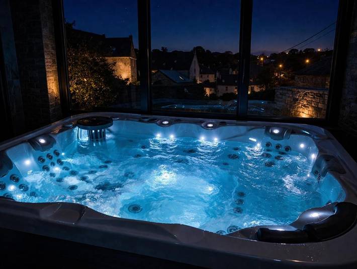 Villa für 6 Personen, mit Garten und Ausblick sowie Sauna und Pool, mit Haustier - 1