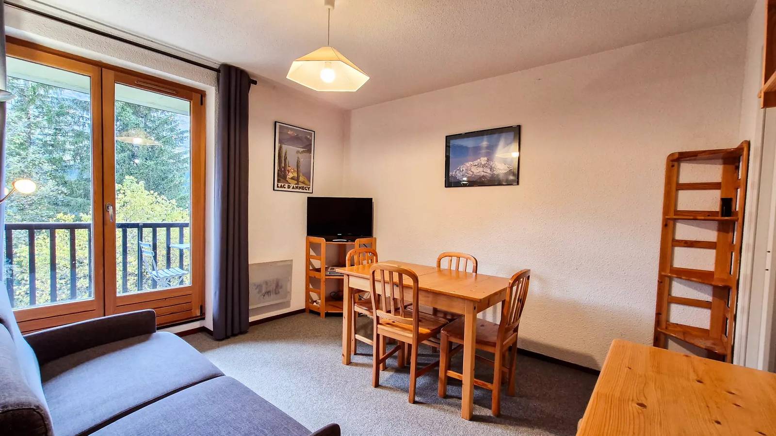 Studio entier, Studio confortable avec cabine · Proche des pistes et des commerces · Balcon in Flaine, Arâches-la-Frasse
