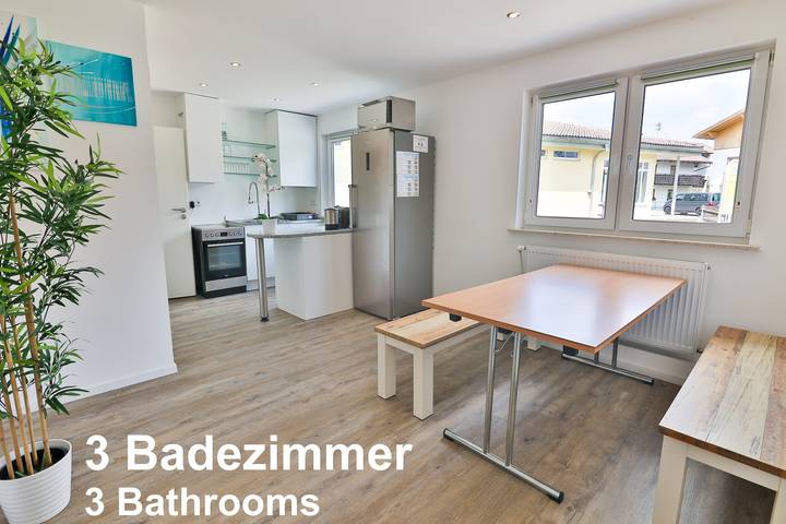 Ferienwohnung für 16 Personen, mit Garten und Seeblick in Lechbruck am See