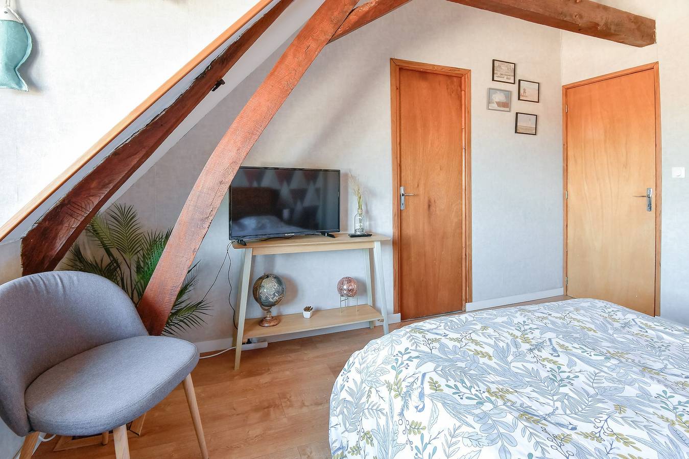 Chambres d'hôtes 'À La Ferme 2 Pers' avec terrasse partagée et Wi-Fi in Forest-Montiers, Région d'Abbeville