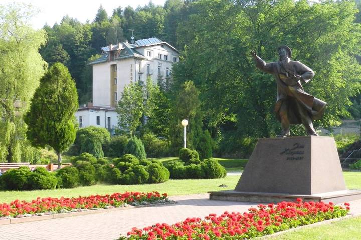 Dom gościnny dla 2 osób, z widok i ogród w Krynica-Zdrój