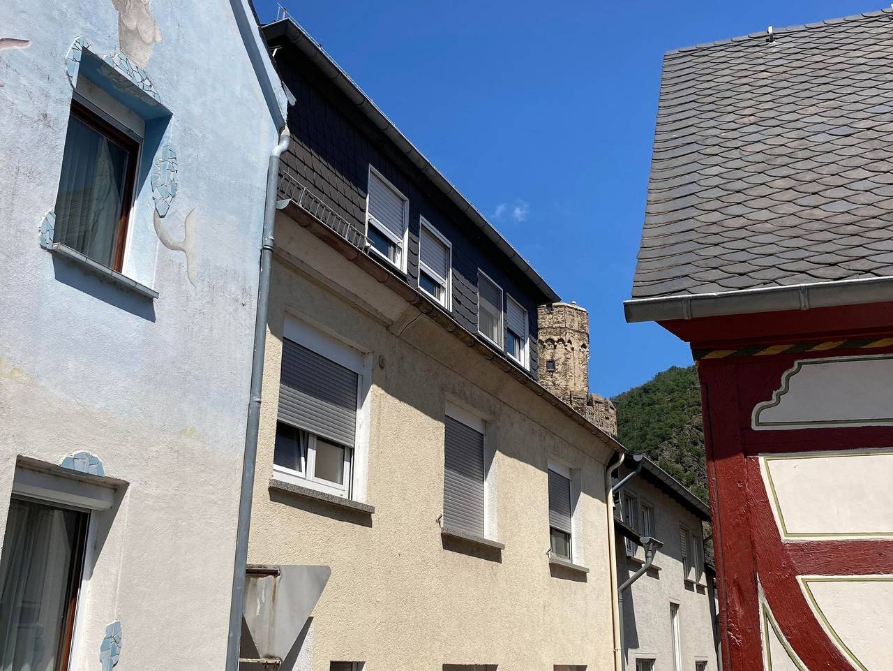 Ganze Ferienwohnung, Ferienwohnung "Am Turmblick 1" - Appartement/Fewo, Dusche oder Bad, Wc, 2 Schlafräu in Oberwesel, Mittelrhein