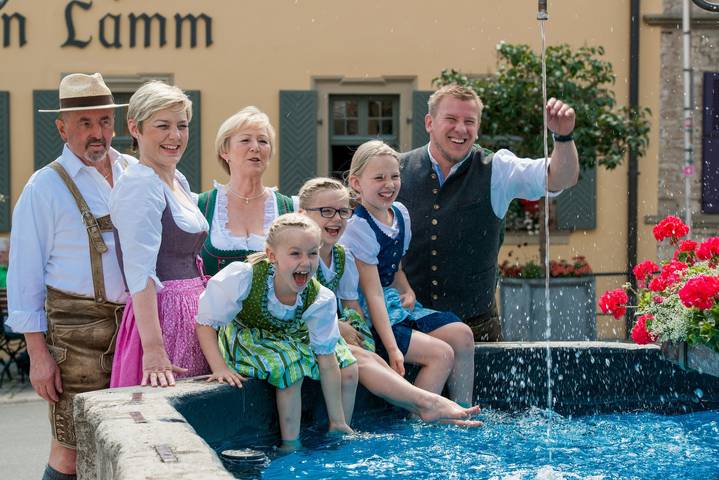 Gasthof zum Weißen Lamm - Klassik -Sonnenhang in Sommerach, Fränkisches Weinland