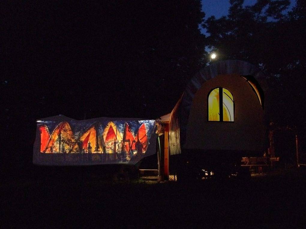 Planwagen Camp in Carinerland, Neubukow-Salzhaff