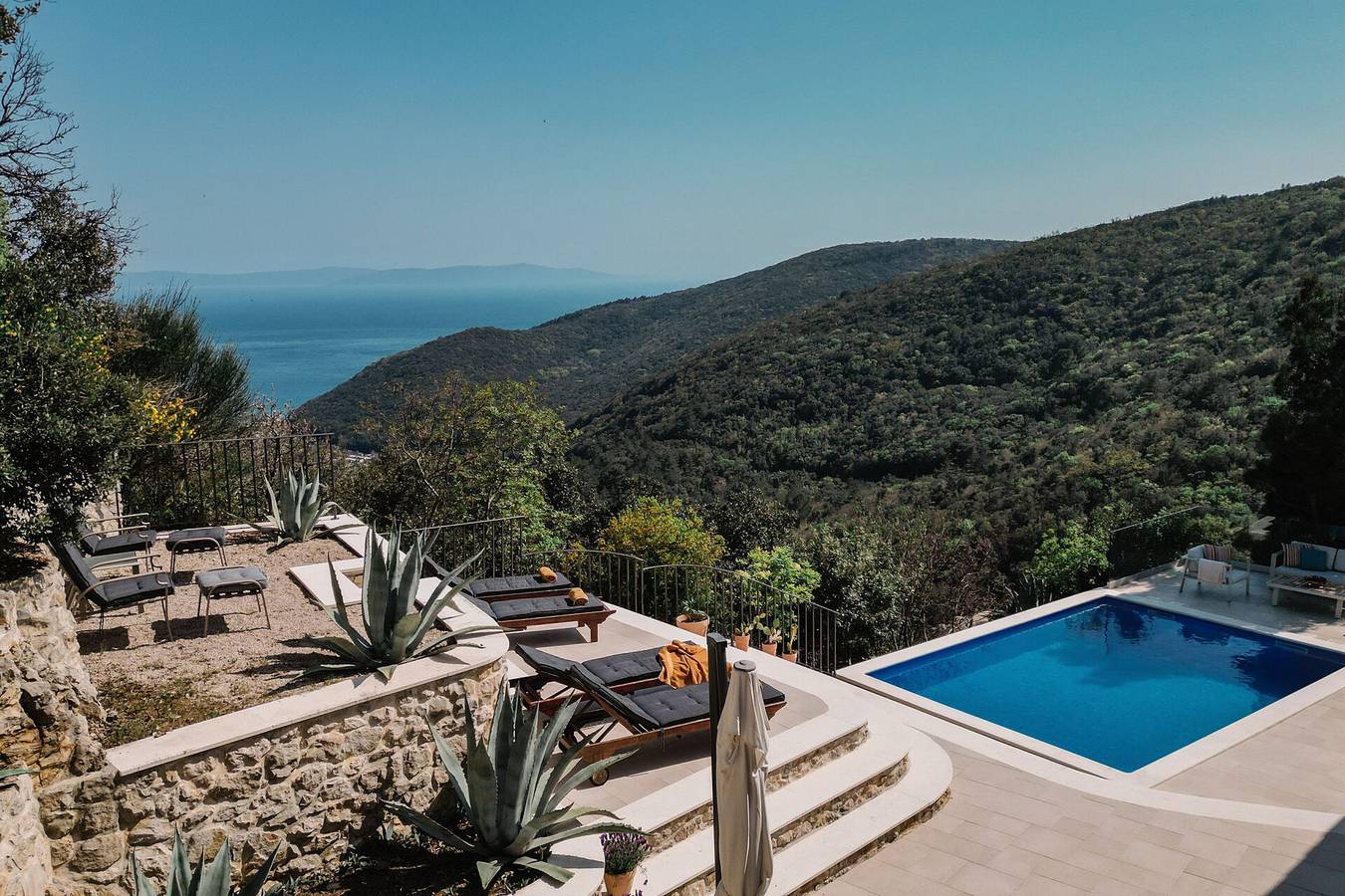 Villa Bogijeva Cliff House, Stunning View - Villa Bogijeva in Labin Stadt, Labin