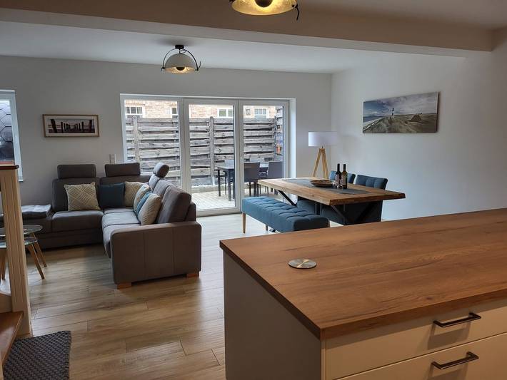 Ferienwohnung für 4 Personen, mit Balkon/Terrasse und Terrasse in Pilsum
