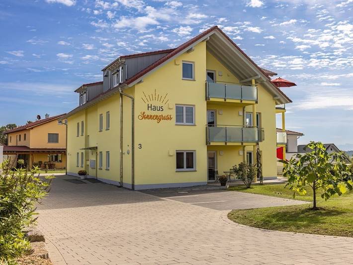 Ferienhaus für 4 Personen, mit Balkon und Garten, mit Haustier