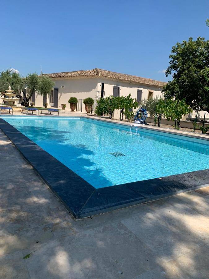 Maison de vacances pour 10 personnes, avec vue ainsi que jardin et piscine