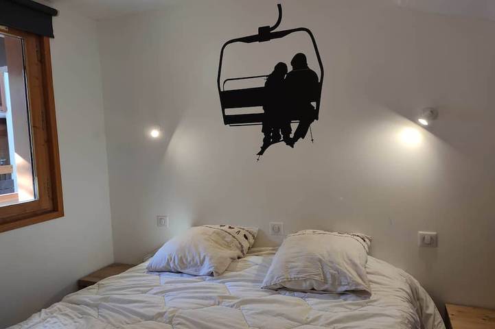 Ganze Wohnung, 4-Zimmer-Maisonette-Wohnung 80 m2 Montchavin La Plagne renoviert in Bellentre, La Plagne-Tarentaise