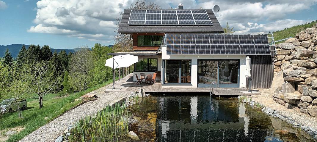 Ferienhaus für 4 Personen, mit Garten und Sauna