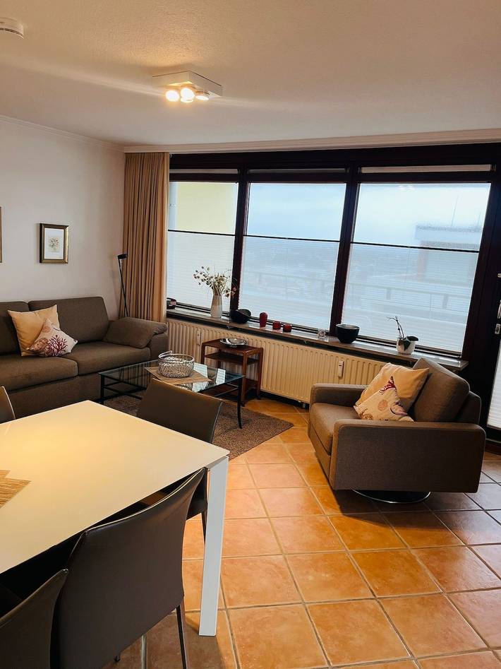 Holiday letting for 4 people, with balcony and lake view in Sylt