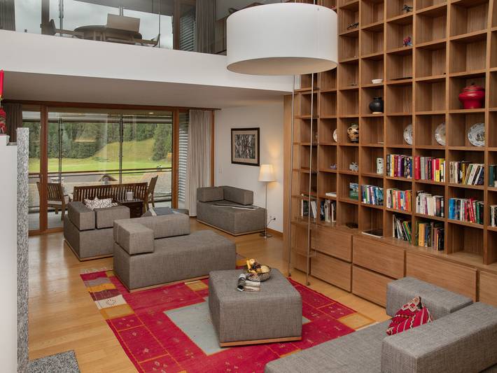 Appartamento per 8 persone, con Balcone e Giardino in Engadina