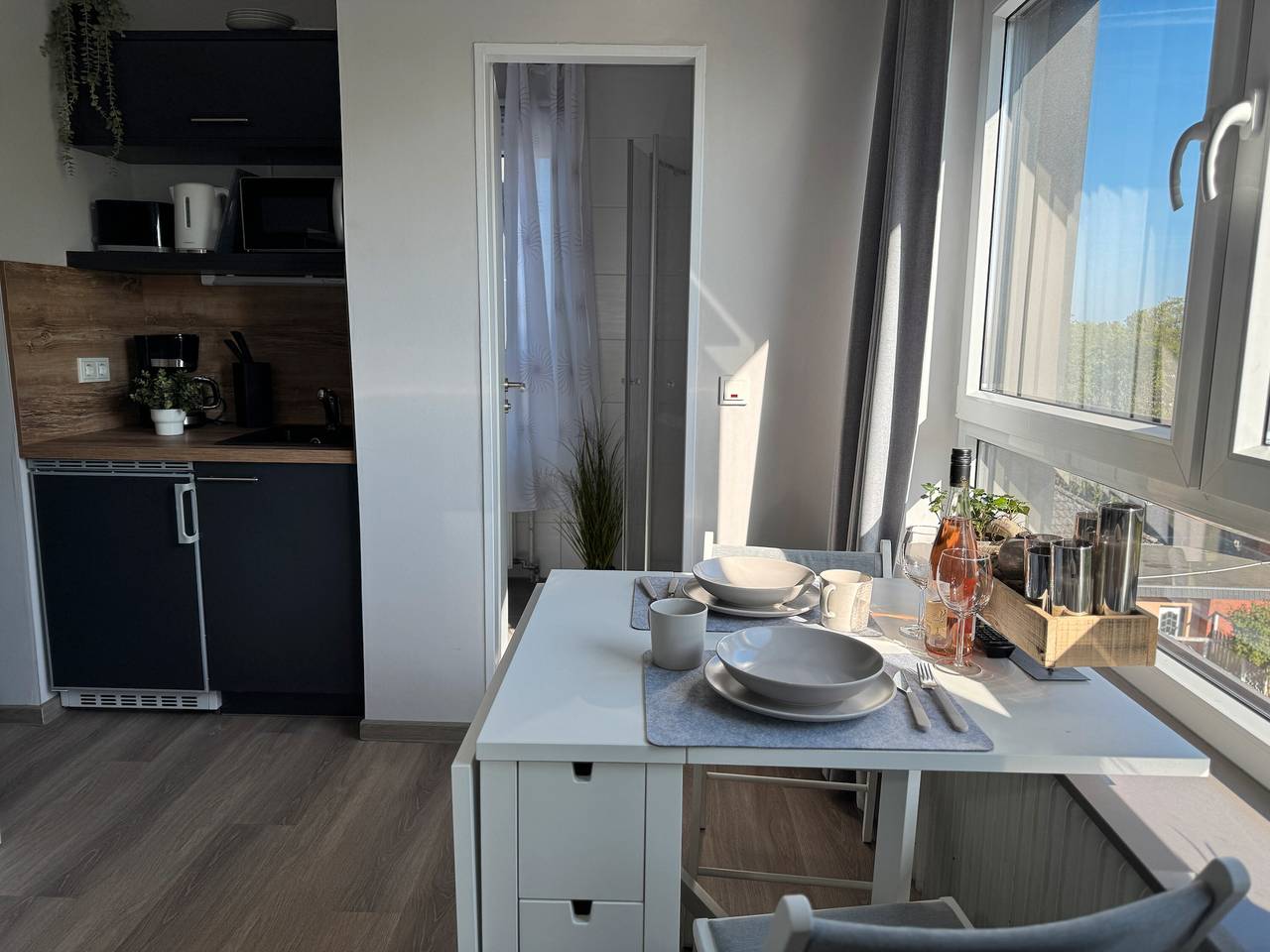 Zimmer „Appartement“ mit Gemeinschaftsgarten und Wlan in Tossens, Butjadingen